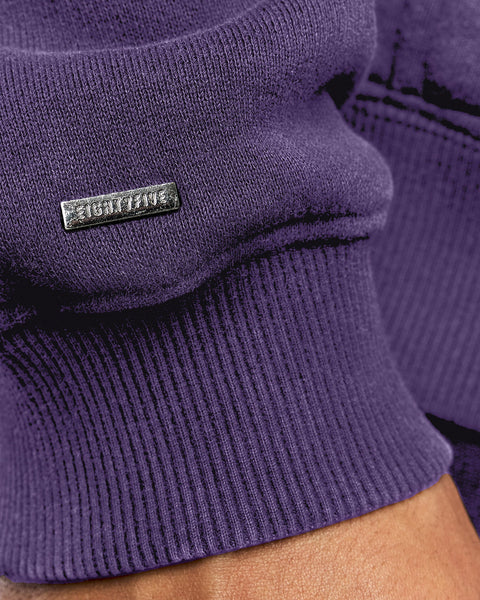 Heavy Purple Basic Hoodie