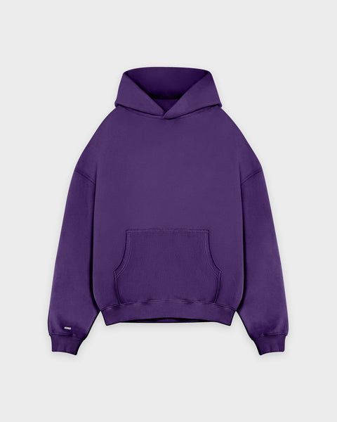 Heavy Purple Basic Hoodie