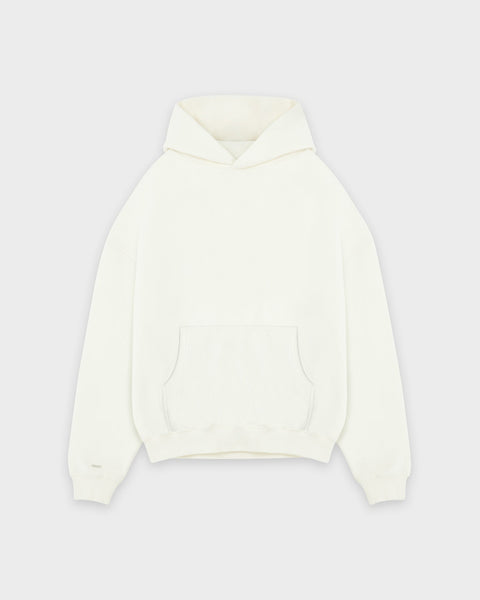 Heavy Off White Basic Hoodie