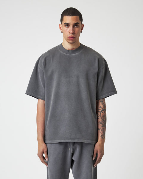 Stone Grey Basic T-Shirt