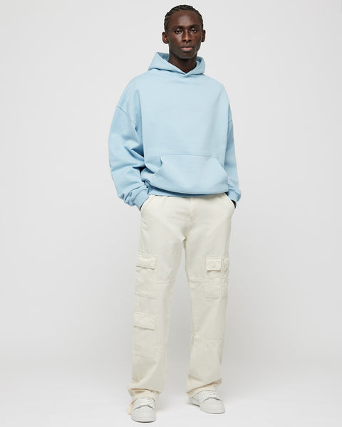 Heavy Babyblue Basic Hoodie