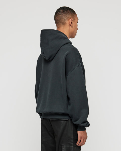 Heavy Logo Zip Hoodie